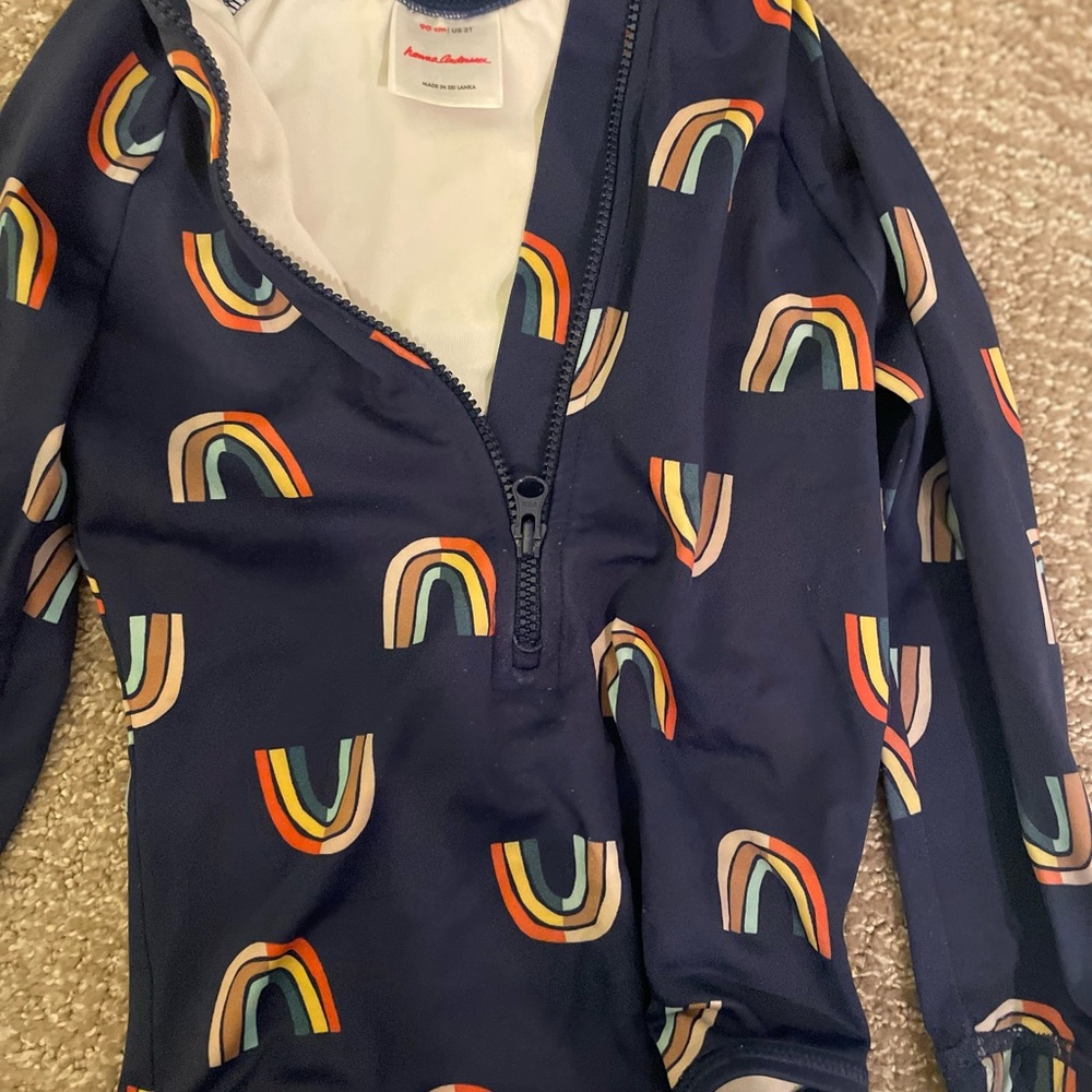 Hanna Andersson  Rainbow Print Swimsuit